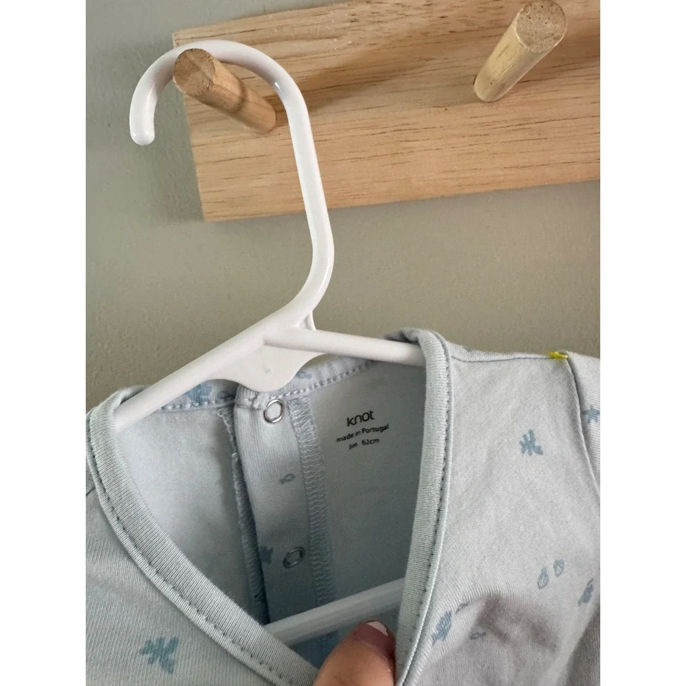 Knot 6M baby blue outfit
